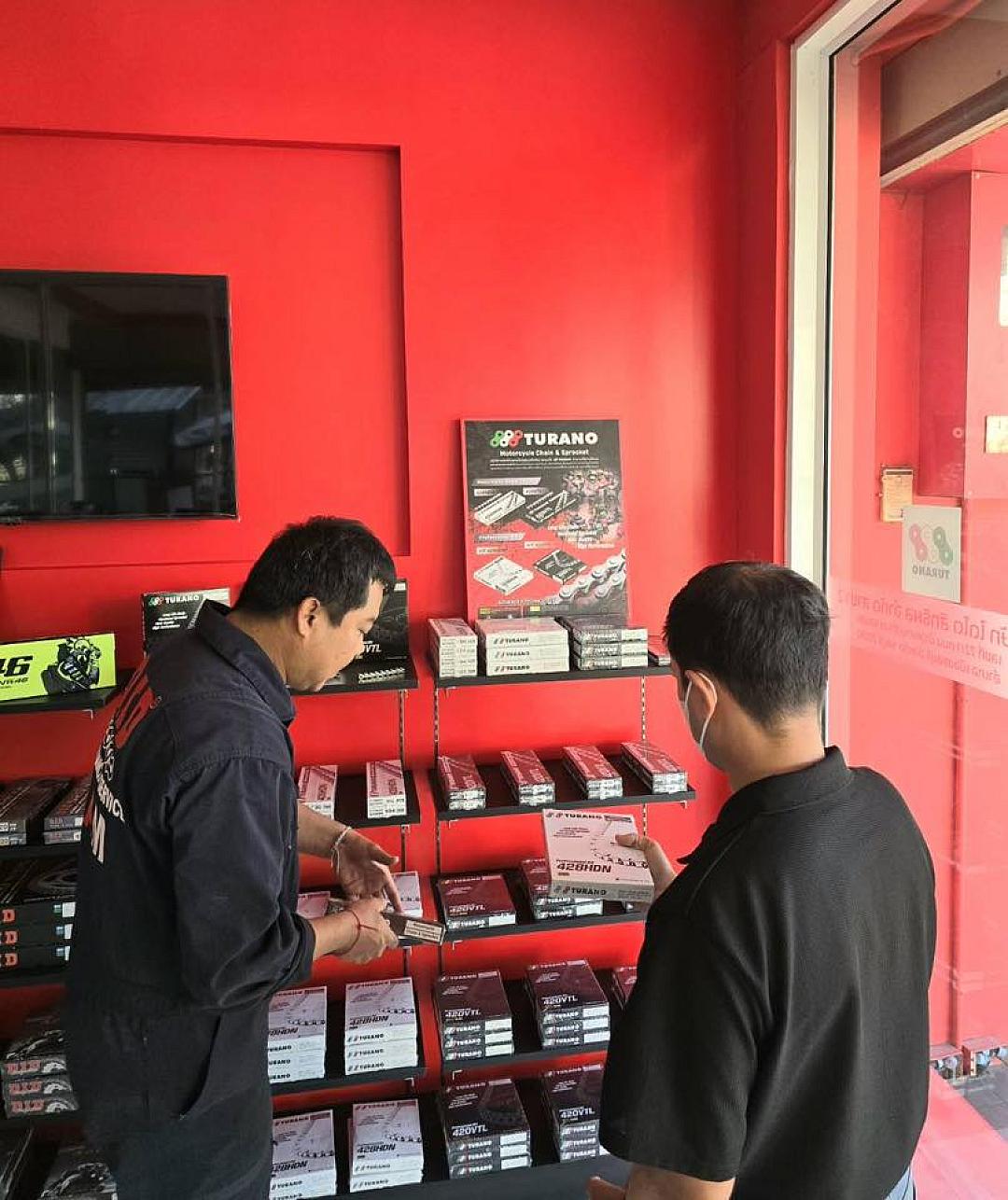 DID Service Center พร้อมดูแลลูกค้าทุกท่านอย่างใกล้ชิด พร้อมบริการติดตั้งชุดโซ่สเตอร์ TURANO คุณภาพสู